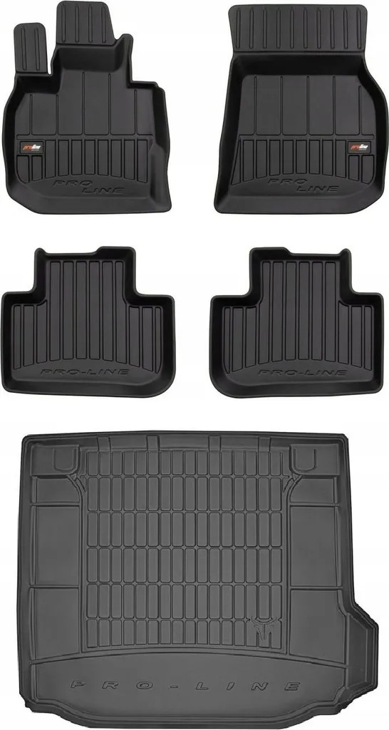 Set Full-Check BMW X3 G01: Tappetini Gomma 3D + Vasca Baule Off-Road