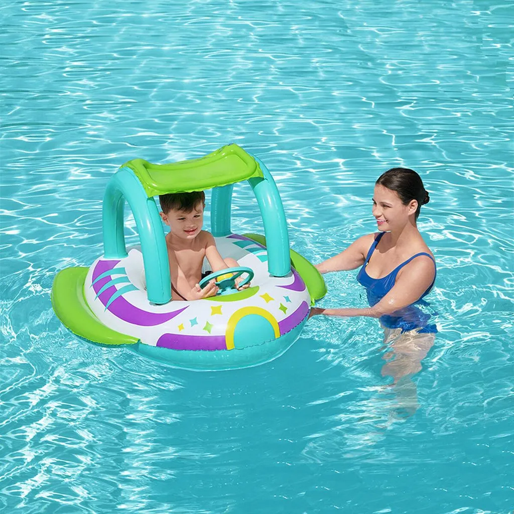 Jouet de Bain Gonflable en Forme d'Animaux pour Bébé et Piscine Bestway