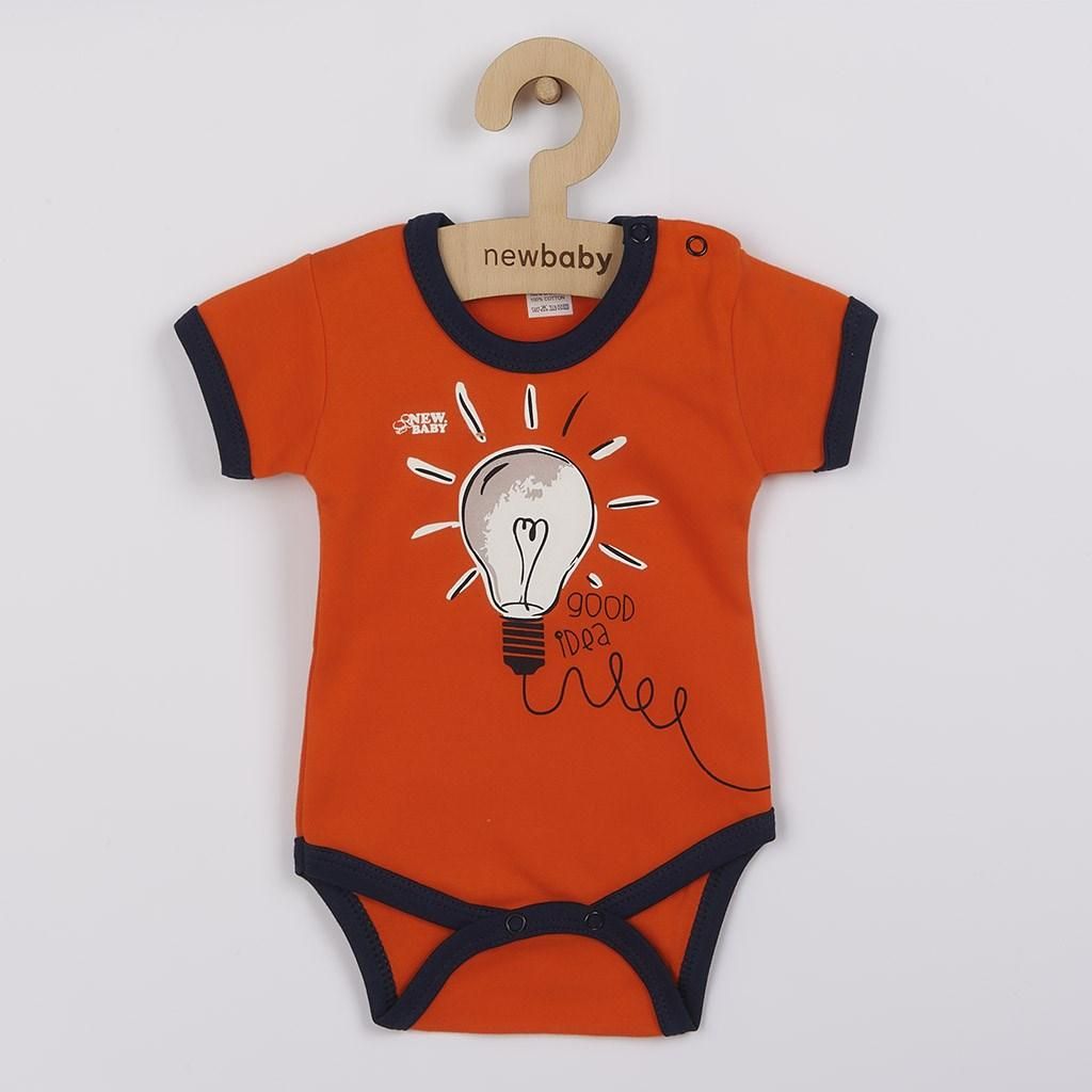Baby Baumwolle Kurzarm Baby Bodysuit New Baby Great Idea, Gr. 62 (3-6m)