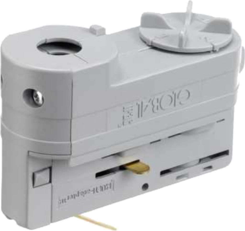 Nordic Global 3 Phasen Universaladapter für Stromschienenstrahler, grau | XTSA 68-1