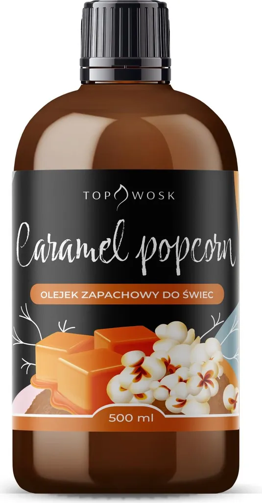 Huile de parfum pop-corn caramel 500 ml - Fini le pop-corn fade et sec
