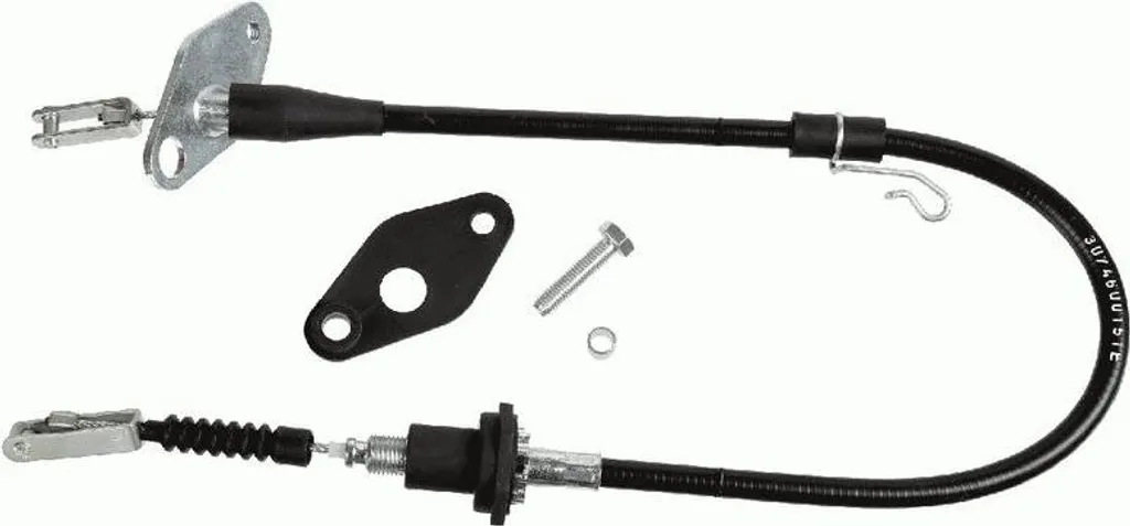 Câble d'embrayage haute résistance SACHS compatible Hyundai OE 415100X000