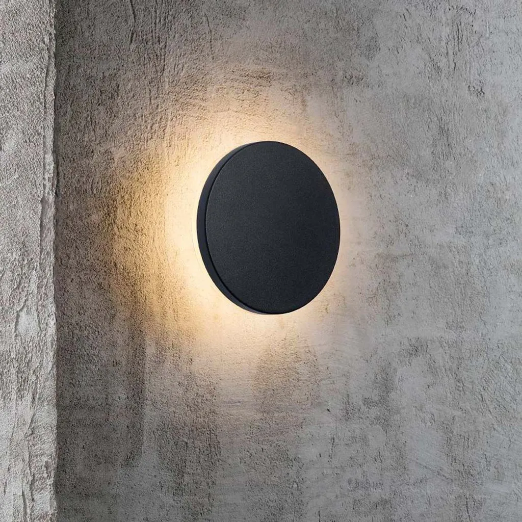 Applique murale LED extérieur IP54 noire Nordlux Artego pour façade