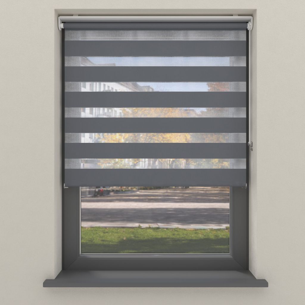 Cocoon Home Rollo Montage ohne bohren 100x150 - Lichtdurchlässig - Grau