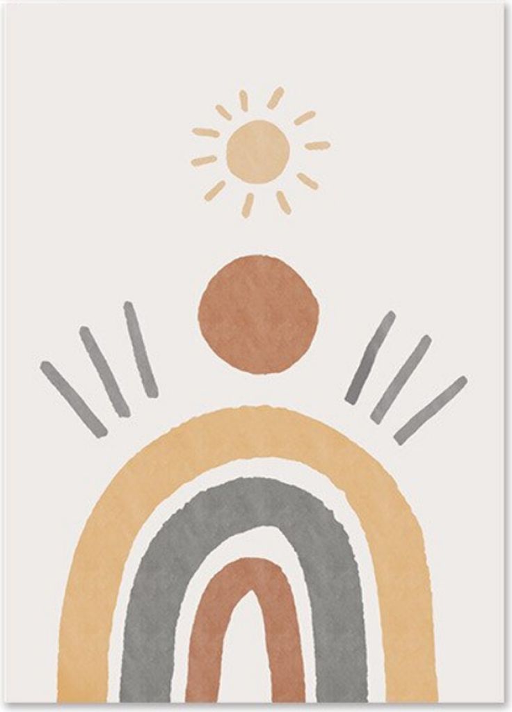 TPFLiving Kunstdruck LW-1029 (OHNE RAHMEN) Poster - Leinwand - Wandbild - Hochauflösender Giclée-Druck, langlebig und hochwertig - Alpaka, Einhor...