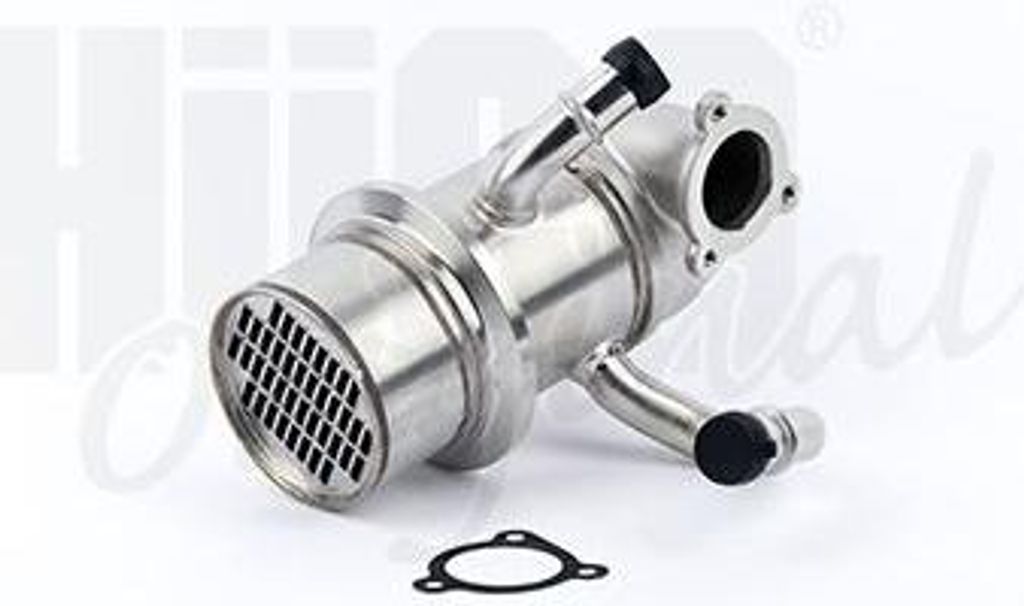 HITACHI 135984 Kühler, Abgasrückführungssystem OE 04L131512BH kompatibel mit A3 8V, Touran, Tiguan, Sharan, Passat 3BG, Golf VII, Golf Sportsvan...