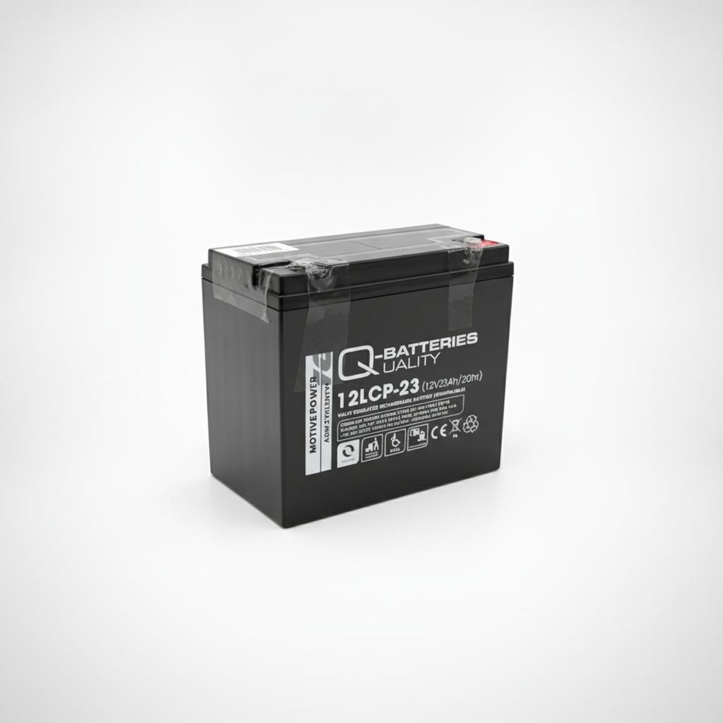 Q-Batteries 12V 23Ah AGM Akku 12LCP-23 Blei-Vlies Batterie Produktbild 