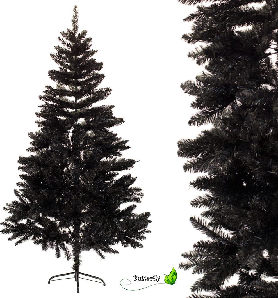 Tannenbaum künstlich 180cm, schwarz Produktbild 