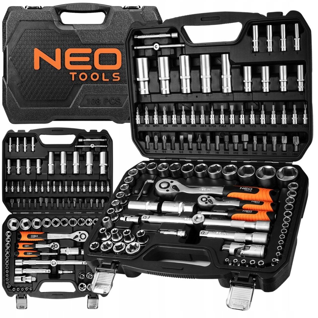 NEO 10-212 Schlüsselsatz 108-tlg Produktbild 
