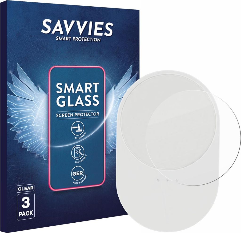 3x Savvies Schutzglas Folie für Ikea Bilresa 9H Panzer Schutzfolie Glas Displayschutz klar transparent