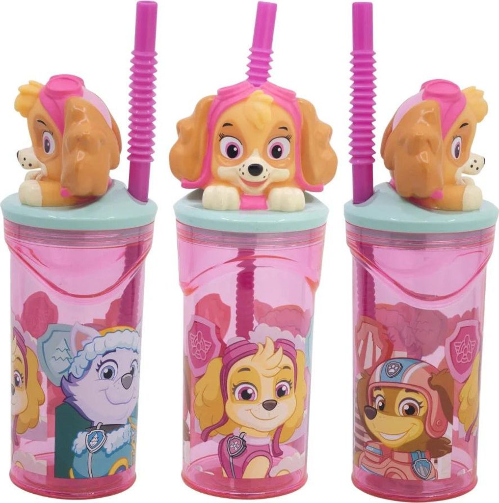 Paw Patrol Skye 3D Deckel Kinder Trinkbecher Becher Produktbild 