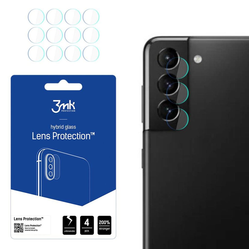 3mk Hybridglas Lens Protection für Samsung Galaxy S21 Produktbild 
