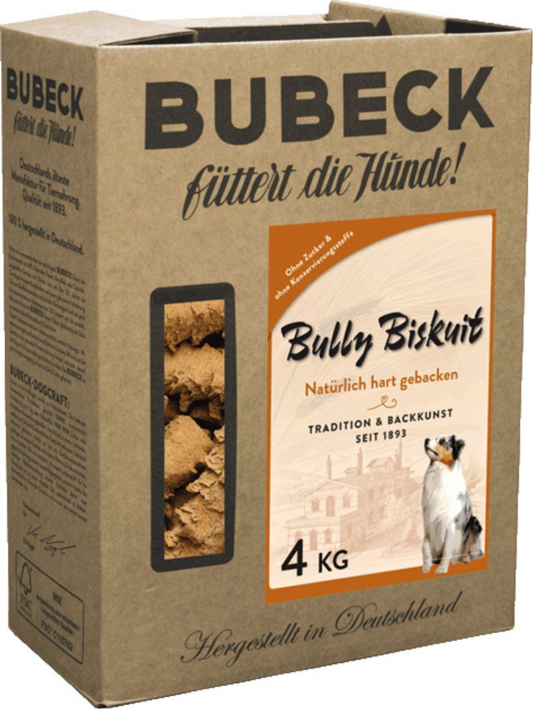 Hundekuchen von Bubeck mit Geflügel & Rind Bully Biskuit Produktbild 