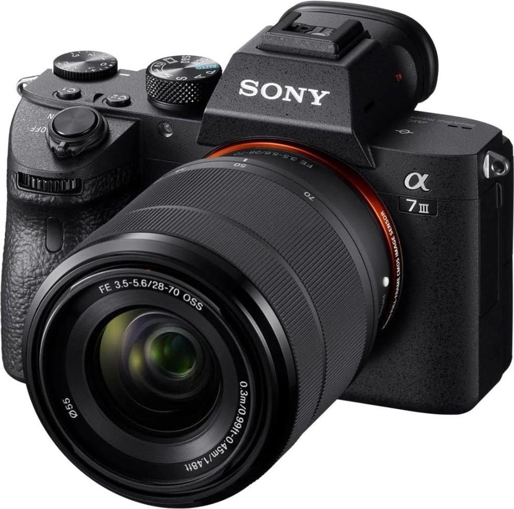 Sony Alpha 7 III mit 28–70mm Objektiv, spiegellose Produktbild 