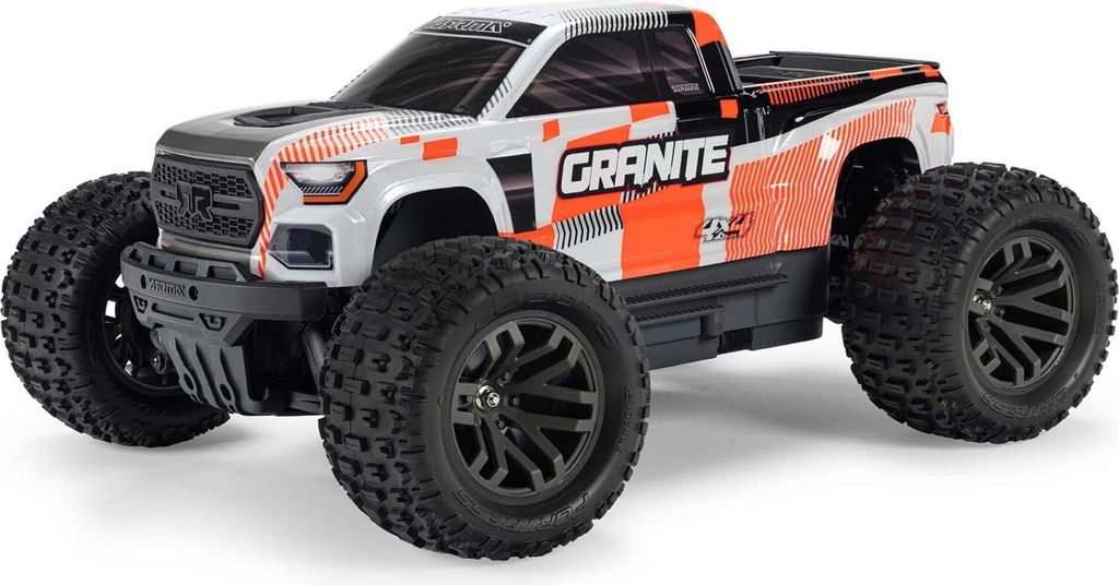 Arrma 1:10 GRANITE MEGA 665 4X4 RTR Brushed Monster Truck Orange