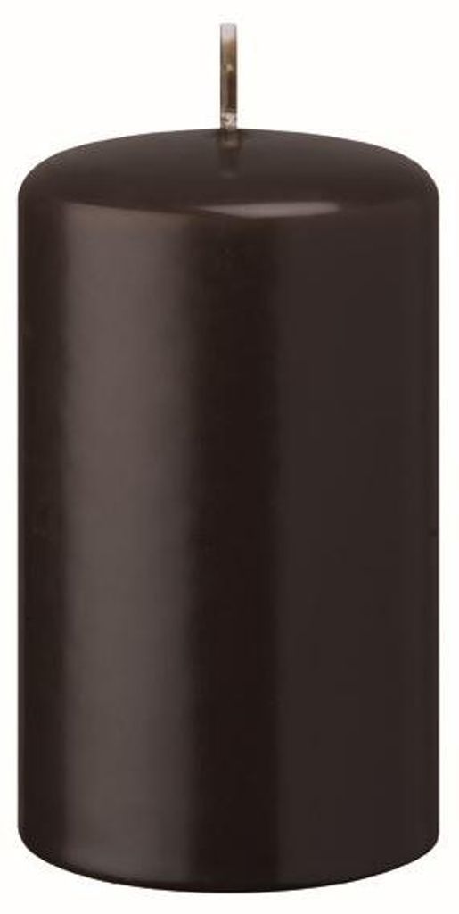 Flachkopf-Stumpenkerzen Chocolate Schokolade 180 x Ø 70 mm, Produktbild 