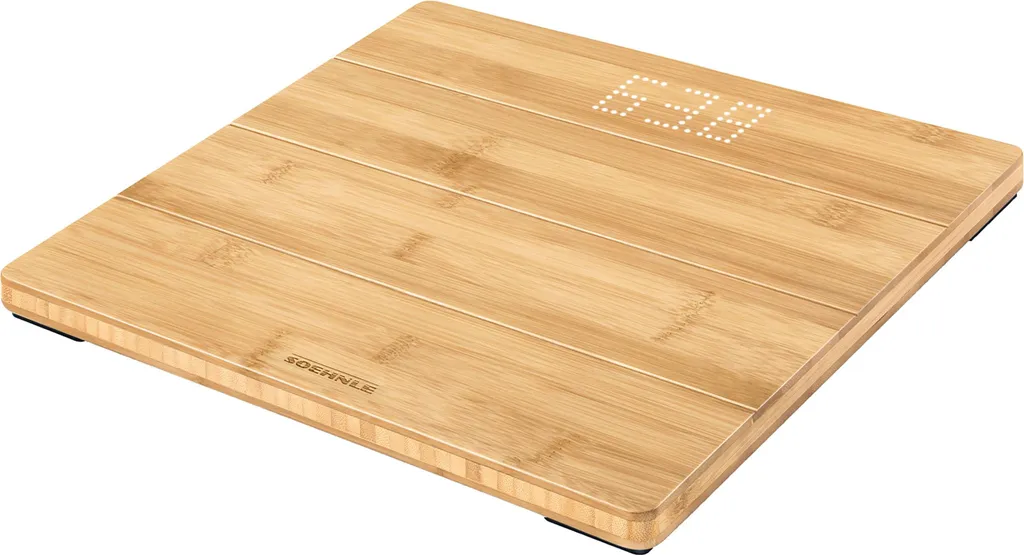 Bilancia Digitale Ecosostenibile Soehnle Bamboo Magic - LED Invisibile White