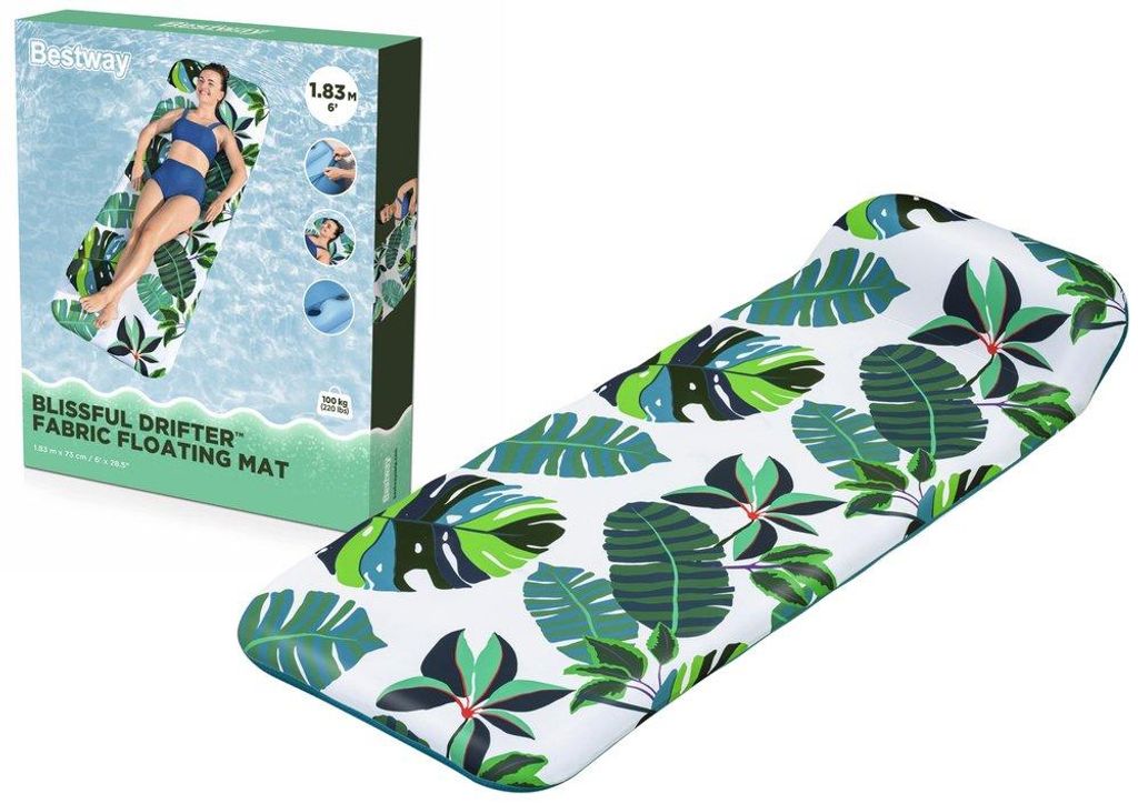 Bestway 43731, Wielobarwny, Pływający materac, Wzór, PCW, Zdjęcie produktu 