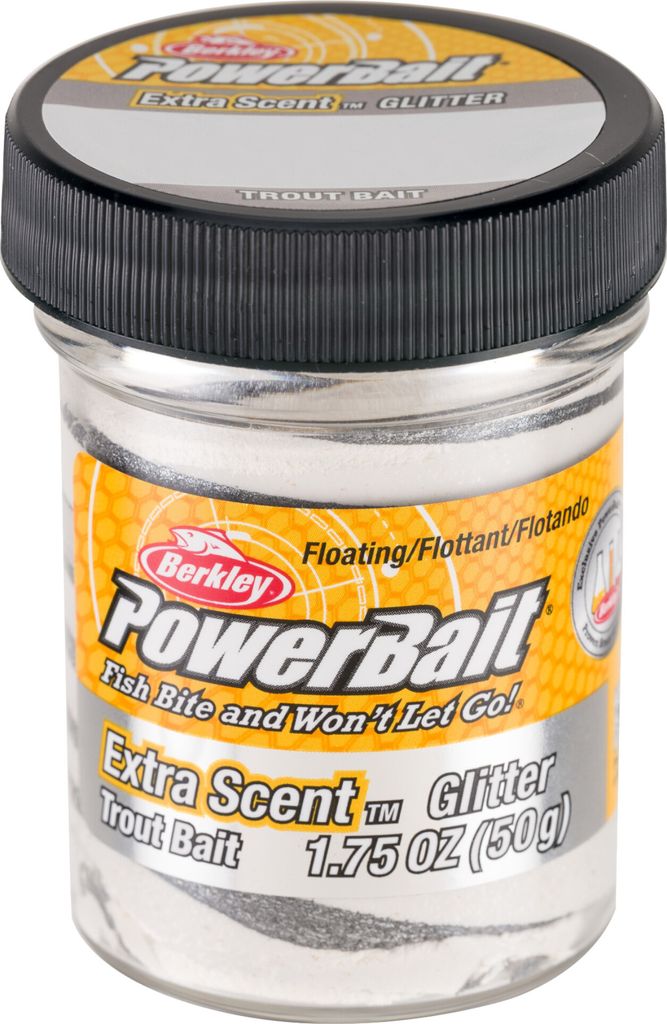 Berkley PowerBait Trout Bait Glitter - 50g Forellenteig, Produktbild 
