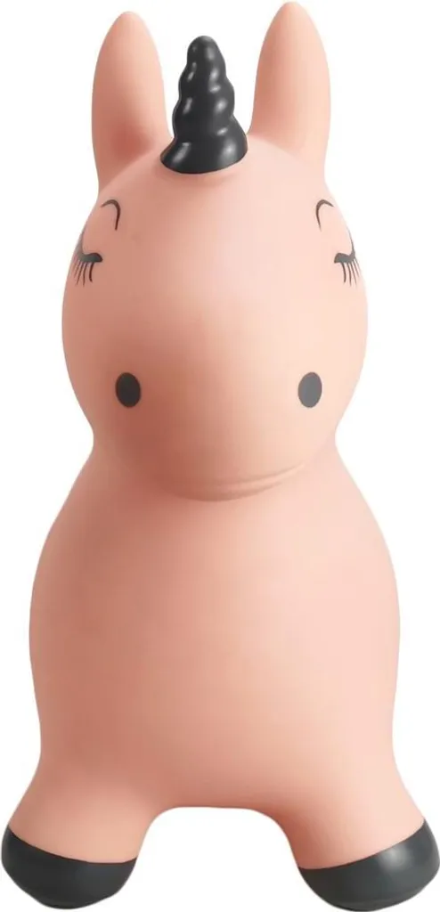 Licorne Gonflable Luna Jouet Sauteur Robuste avec Pompe de Gonflage