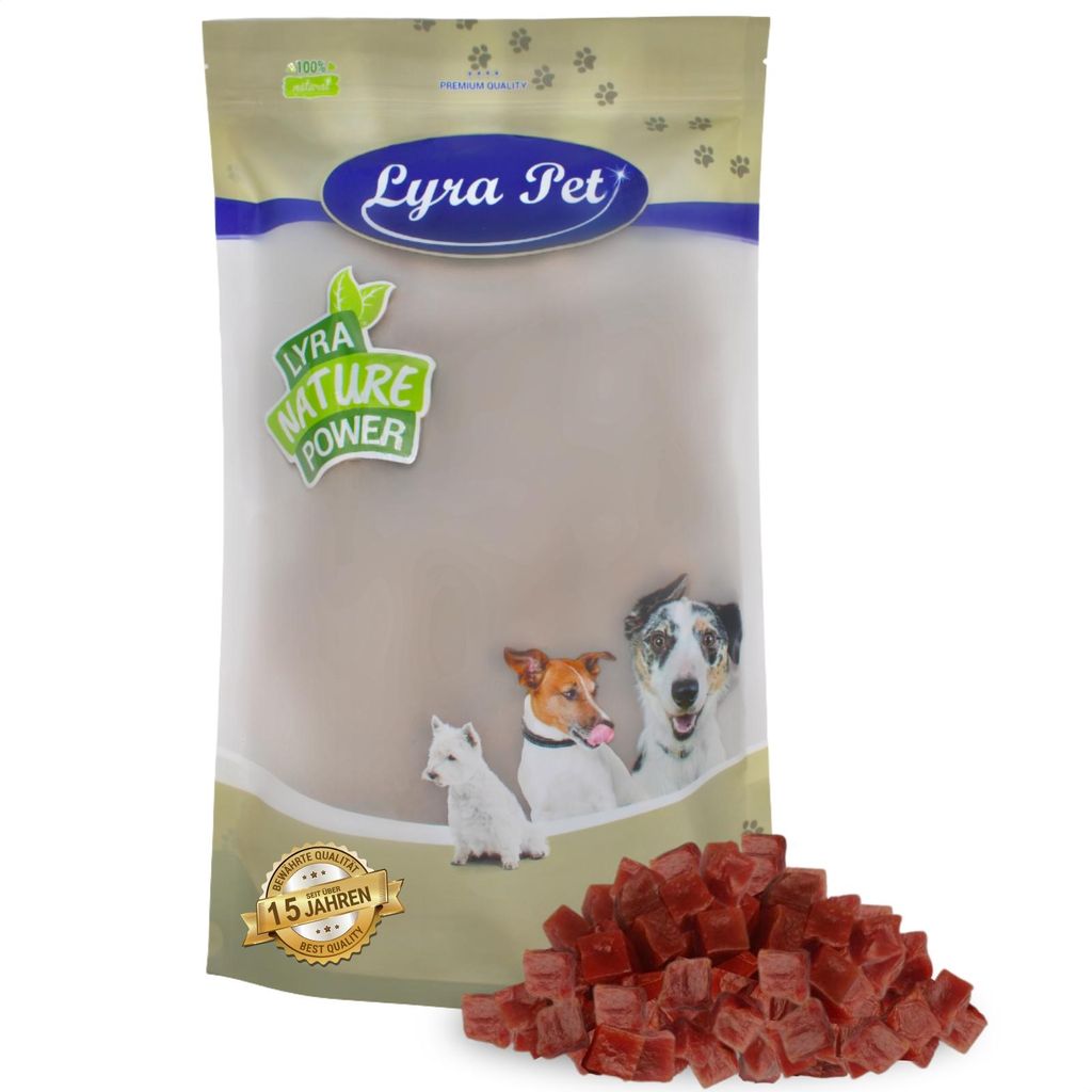1 kg Lyra Pet® Entenbrustwürfel Produktbild 