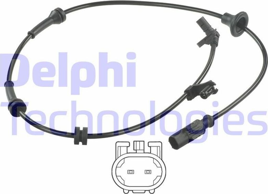 DELPHI SS20343 Raddrehzahlsensor OE 4545E2 kompatibel mit Aygo, C1