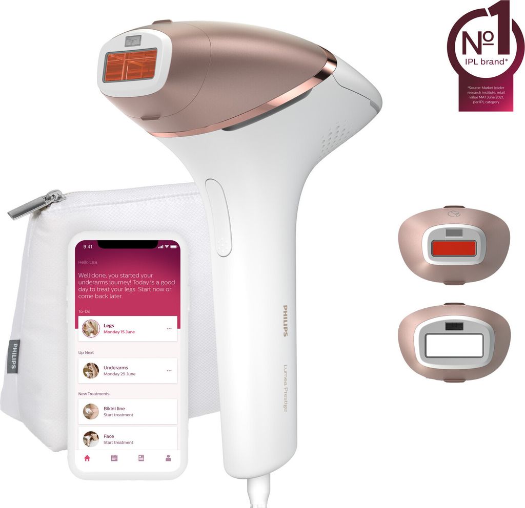 Epilatore SERIE 8000 Lumea Ipl Prestige White e Pink Immagine del prodotto 