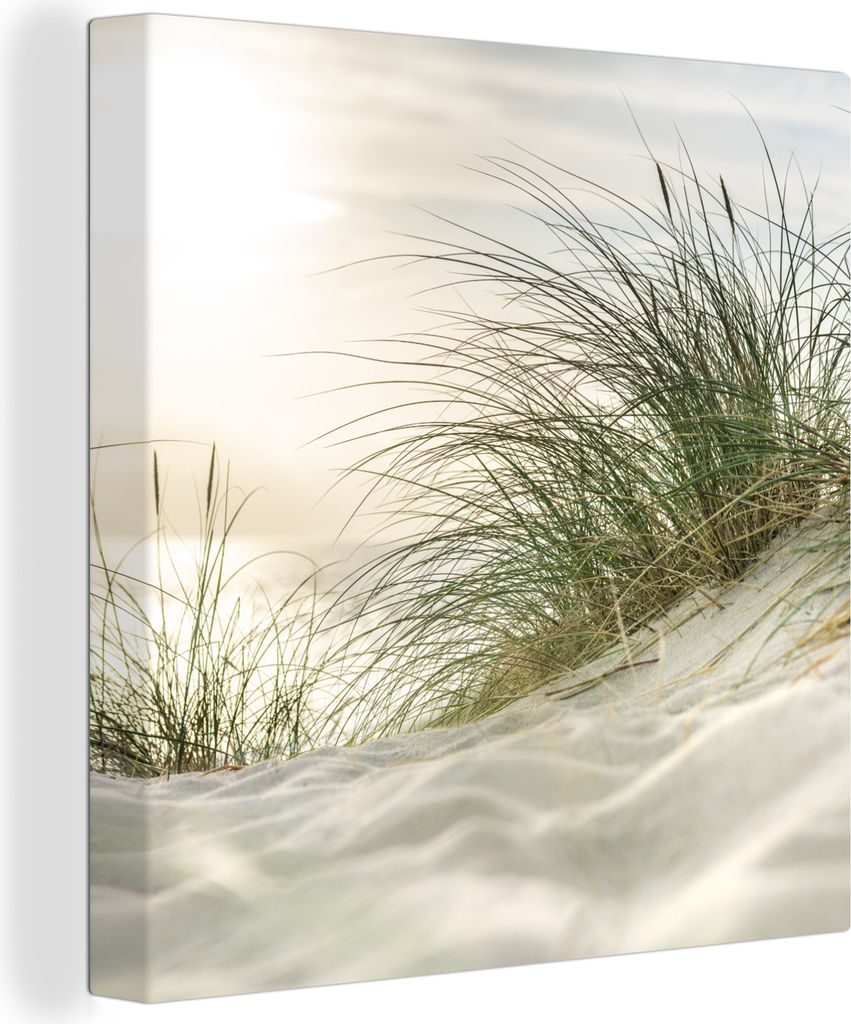 MuchoWow® - Leinwandbilder - Dünen mit Strandhafer in der Produktbild 