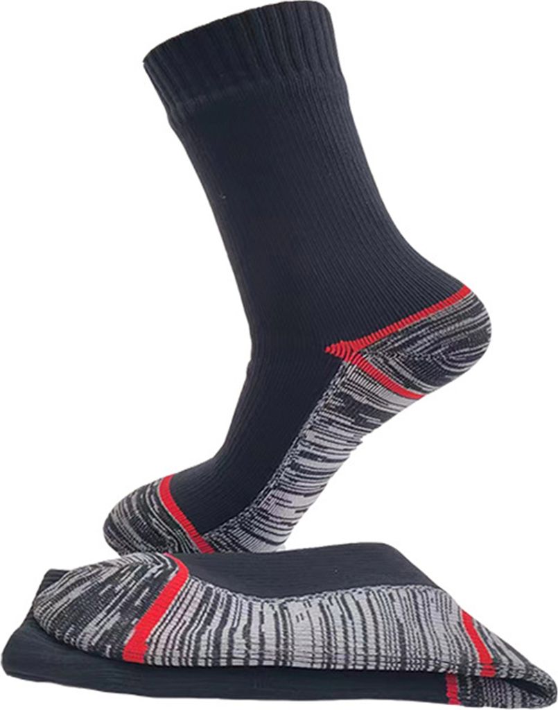 1 Paar wasserdichte Socken, 3-lagig, atmungsaktiv, feuchtigkeitsableitend, für Herren und Damen, Outdoor, Winter, Wandern, Camping, Skifahren, Wat...