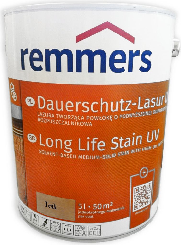 REMMERS UV+ Lazura - dekorativní lazura na dřevo 5 l Teak Obrázek produktu 