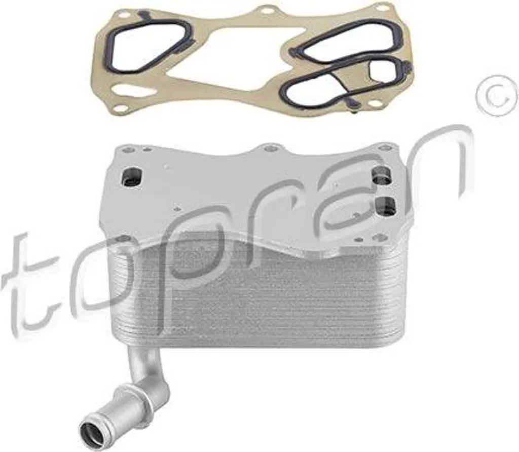 Refroidisseur d'huile moteur A2761880001 Topran en aluminium pour V6 MB