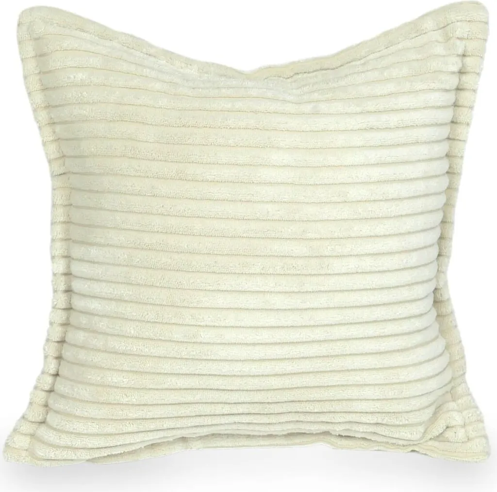 Cuscino Divano Piccolo Velluto a Coste Beige - Qualità Sartoriale