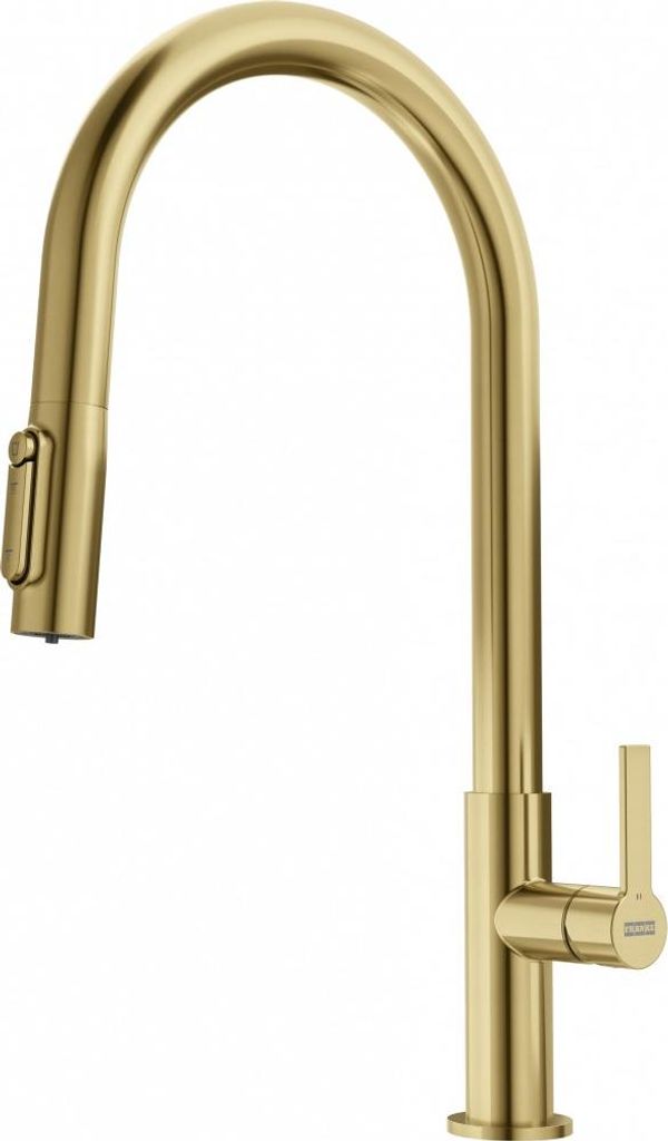 Franke 120.0736.601, Standard, Gold, Messing, Hebelgriffe, Einzelbild, 3/8"