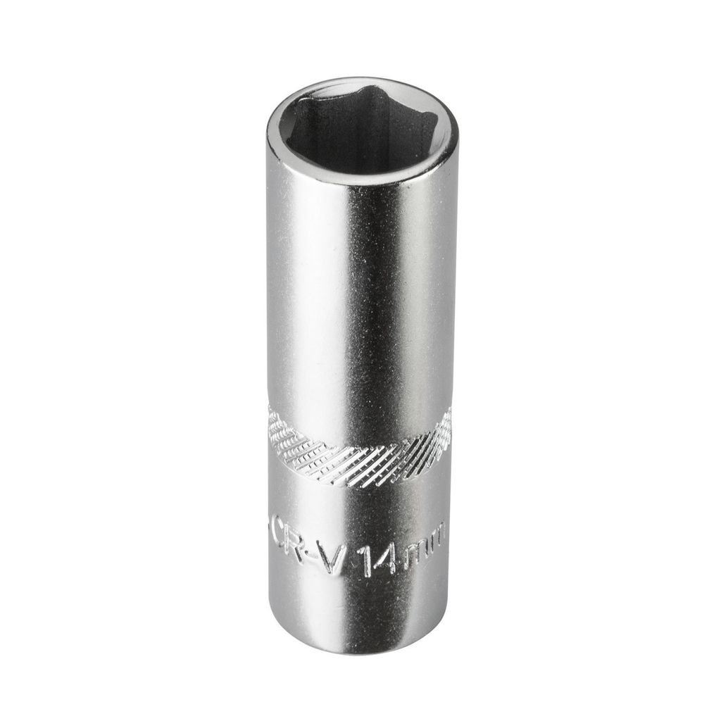 Stecknuss Sechskant 14mm 6 Kant 3/8" lang (CR-V)