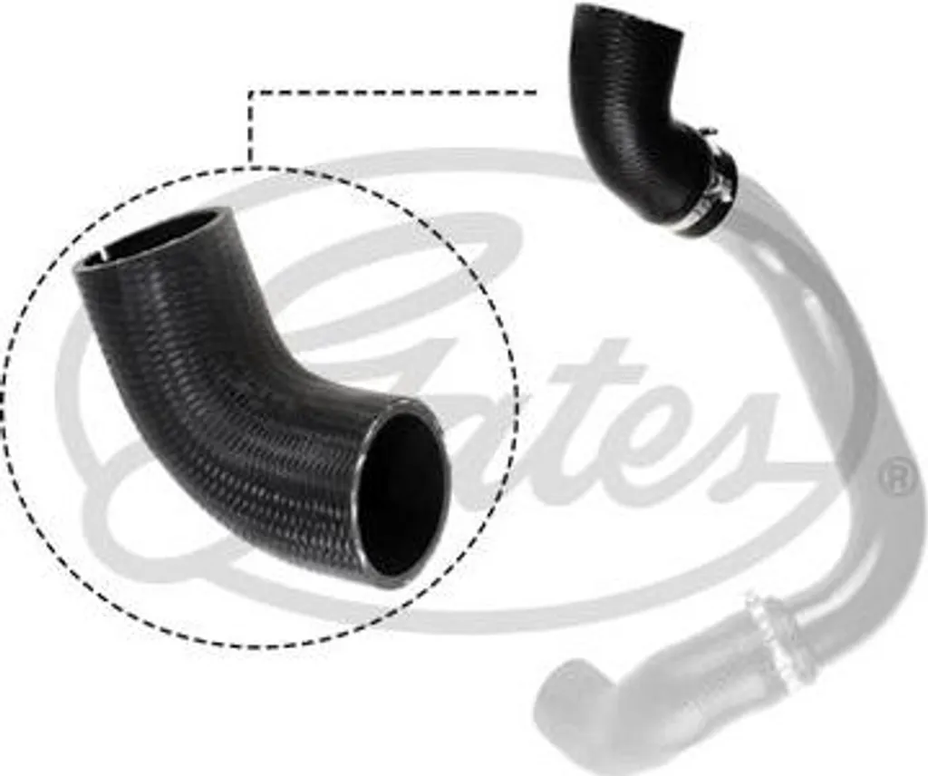 Tuyau d'air de suralimentation renforcé GATES 09-0499 pour Fiat Stilo