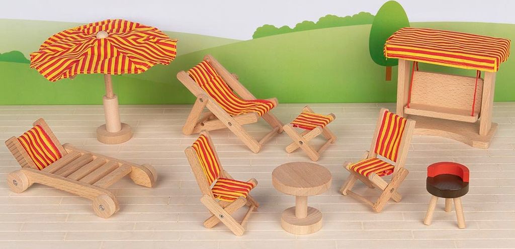 Goki Garden furniture, Záhradná súprava do domčeku pre Obrázok produktu 