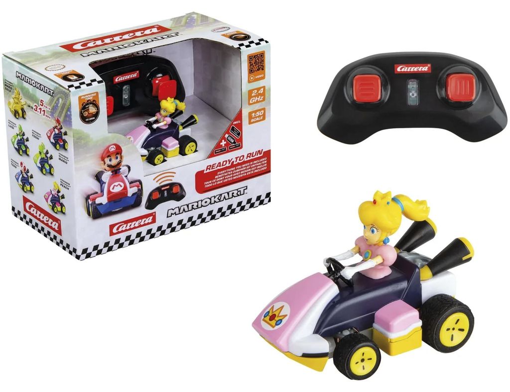 Carrera 2,4GHz Mario Kart Mini RC - Peach, (Paperbox)