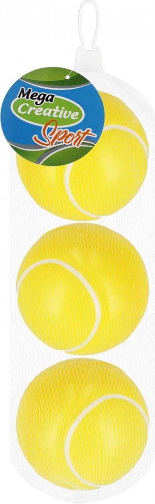 Weiche Schlägerbälle 3 Stück in einem Netz Mega Creative