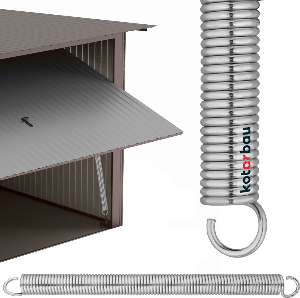 KOTARBAU® Molla per portoni di garage Filo 490 mm Molla di Immagine del prodotto 