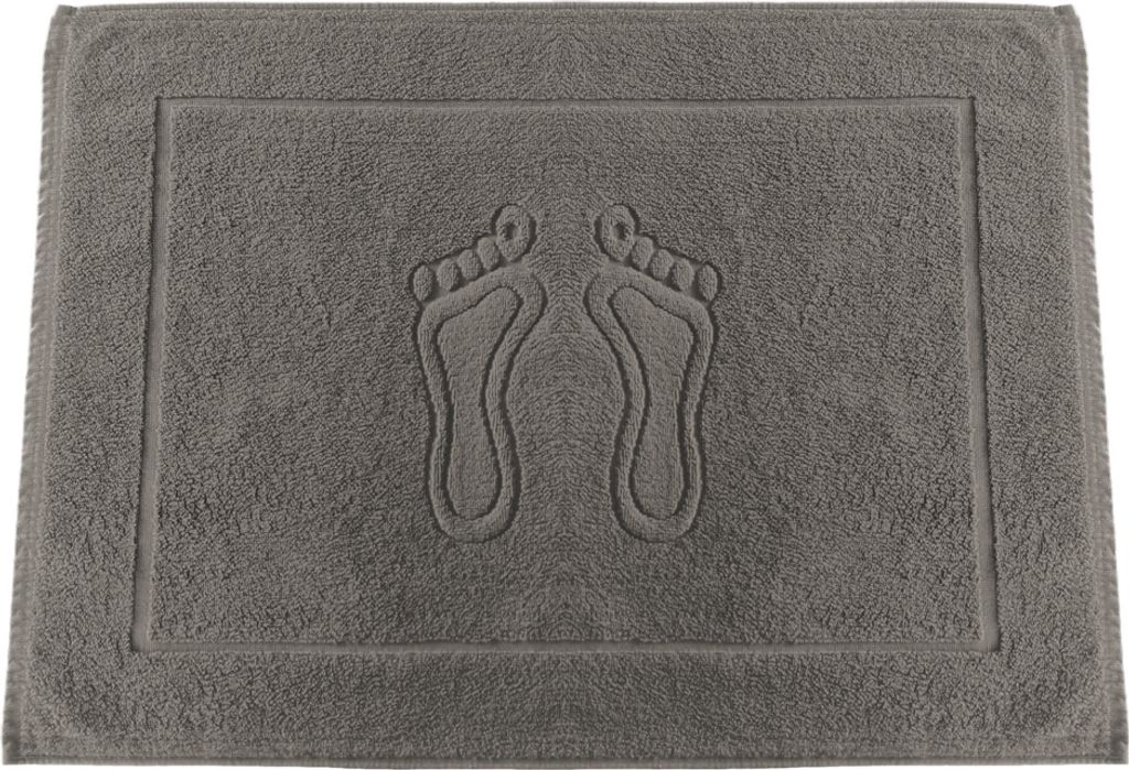 650 g/m² Premium Gewicht Badematte nr 06 grau Badvorleger Produktbild 