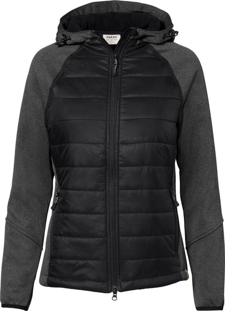 HAKRO Damen Hybridjacke Maryland 265, schwarz, L