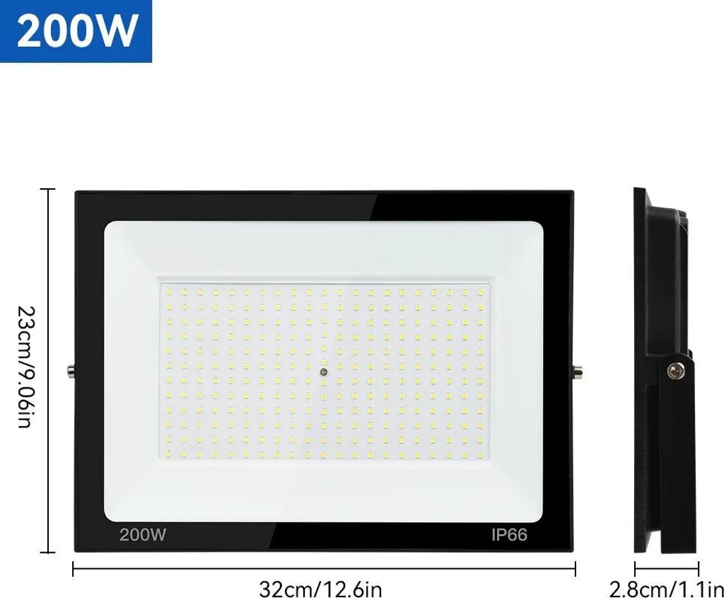 Projecteur LED 200W Étanches IP66 Blanc Froid Haute Efficacité Énergie - 2