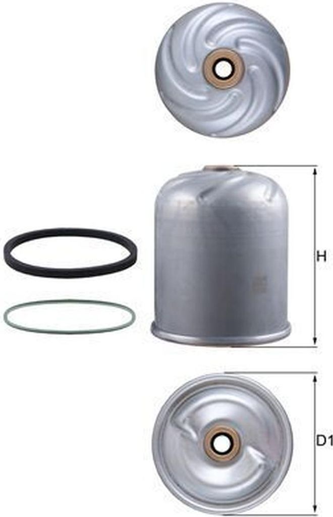 Ölfilter Zentrifuge Ø 97,3 mm MAHLE für u.a. MERCEDES-BENZ ACTROS