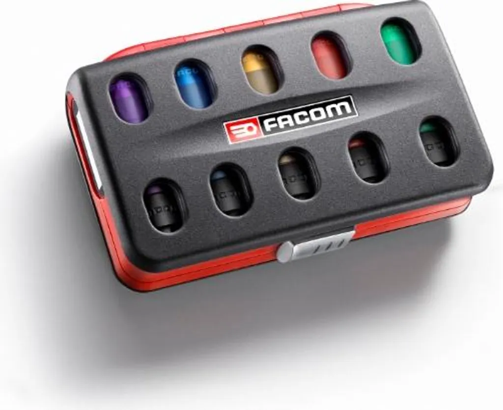 Boîtier Facom NSI.5L ultra-résistant pour douilles de roues de 1/2"