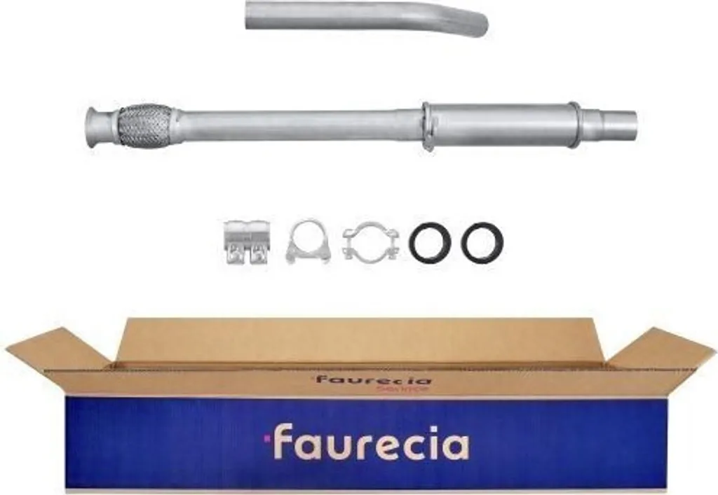 Silencieux avant anticorrosion pour Megane I - HELLA 8LB OE 7700844690 Inox