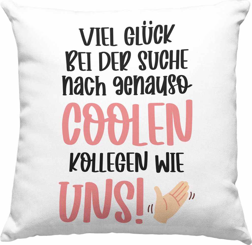 Trendation - Jobwechsel Deko-Kissen mit Füllung 40x40 Produktbild 