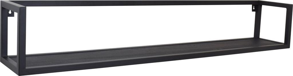 LOFT42 Vegas Wandregal - schwarz- 90x20x20 Produktbild 