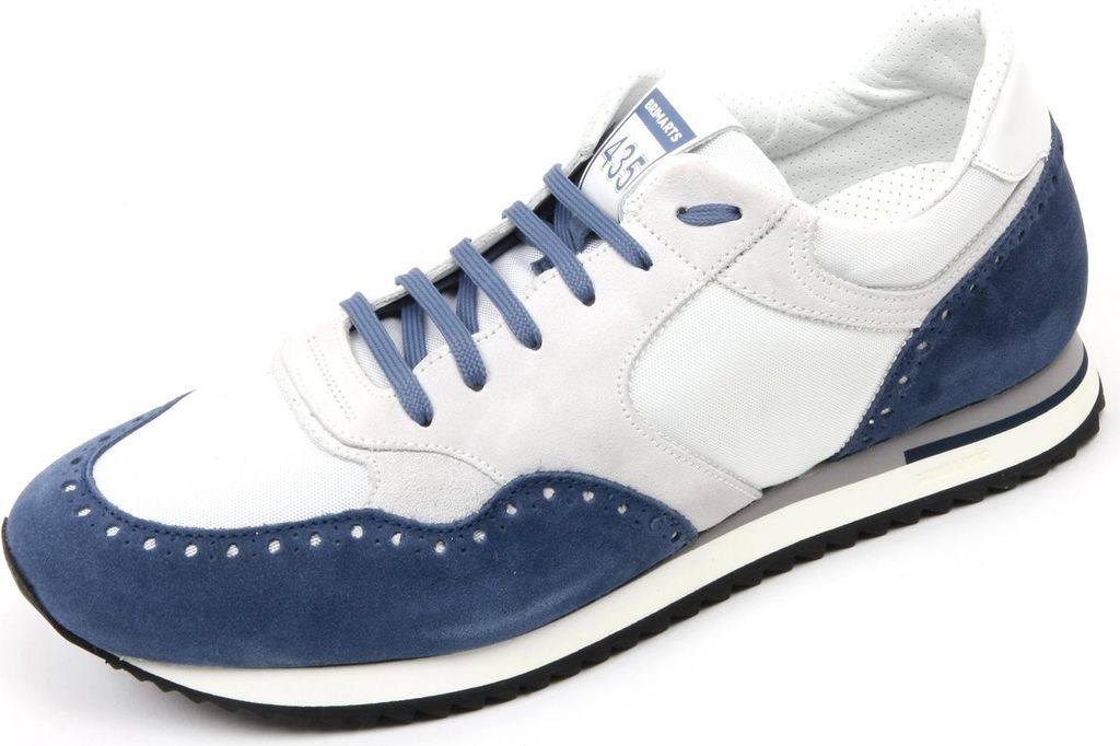 C2310 Trainer Mann BRIMARTS weiß/hellblau Schuh Gummiboden Schuh Mann