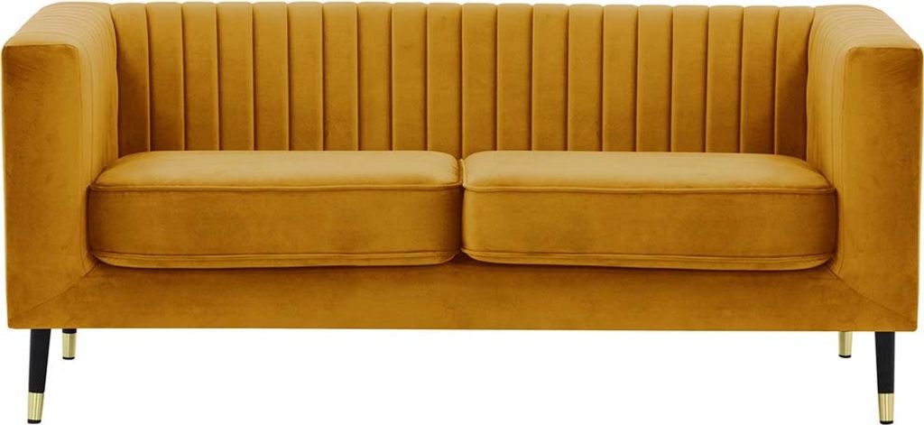 Zweisitzer-Sofa Slender - Senf - Velluto 8