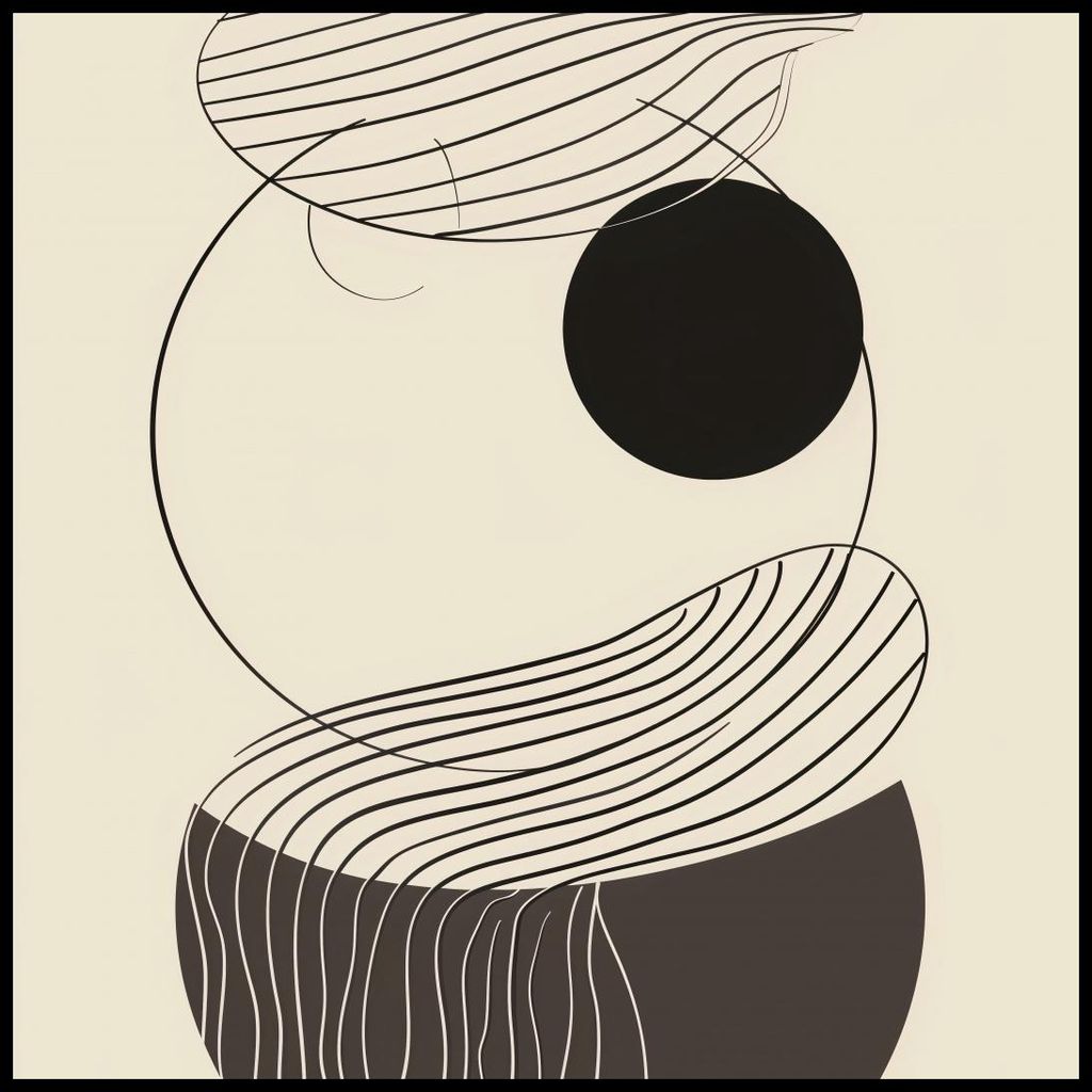 Plakat 80x80cm Vorstellung und Realität